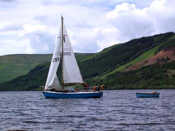 Sailing Loch Earn
