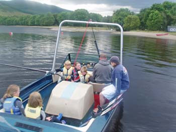 Sailing Loch Earn